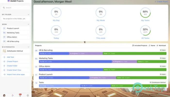 Zenkit Projects 1.0 Tam Sürüm Aktif Edilmiş Ücretsiz İndir