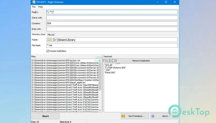 Download VovSoft RegEx Extractor 2.0 Free Full Activated