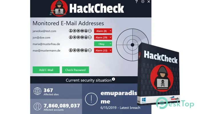 Télécharger Abelssoft HackCheck 2025 v7.0.56842 Gratuitement Activé Complètement