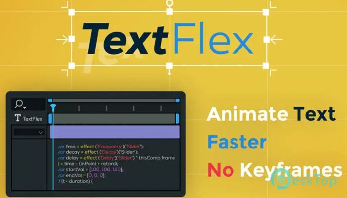 Descargar Aescripts - TextFlex 1.1 Completo Activado Gratis