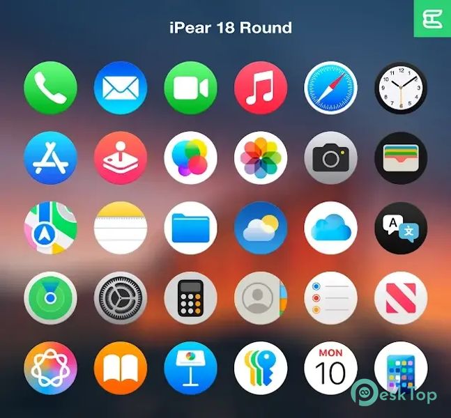 iPear Pro - Icon Pack (Round) 1.9.3 APK MOD تحميل مجاني كامل