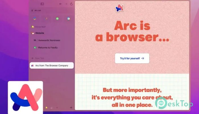 Descargar Arc Browser  1.26.2 Completo Activado Gratis