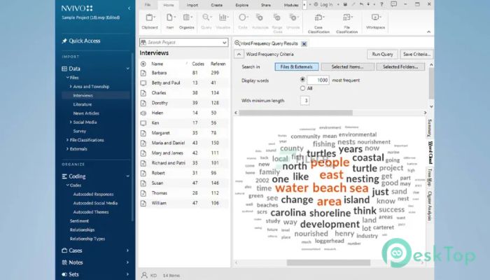 QSR International NVivo Enterprise 20 v1.7.2.1560 Tam Sürüm Aktif Edilmiş Ücretsiz İndir