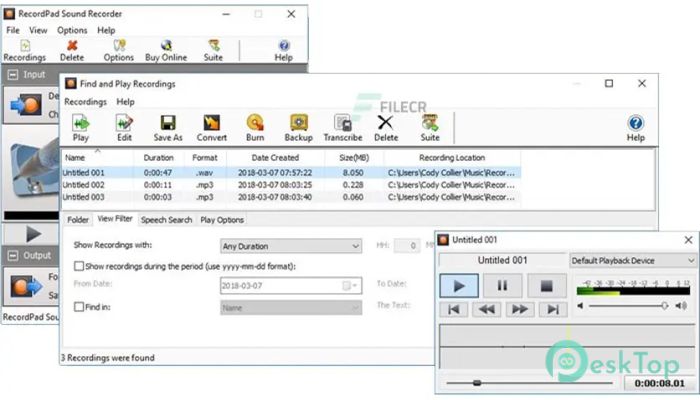 Скачать NCH RecordPad 9.03 полная версия активирована бесплатно