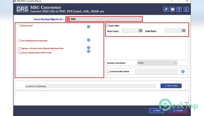 Download MigrateEmails MSG Converter 1.0 Free Full Activated