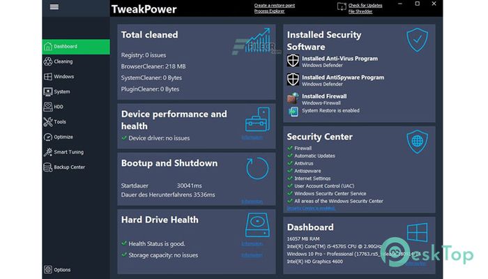  تحميل برنامج TweakPower 2.034 برابط مباشر