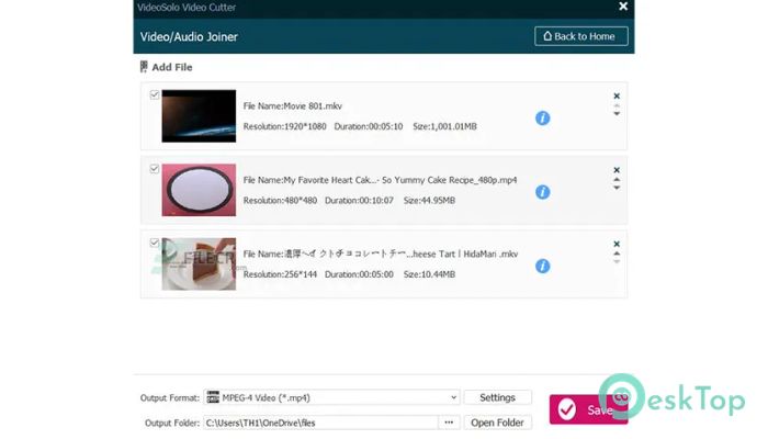 VideoSolo Video Cutter  1.0.8 Tam Sürüm Aktif Edilmiş Ücretsiz İndir