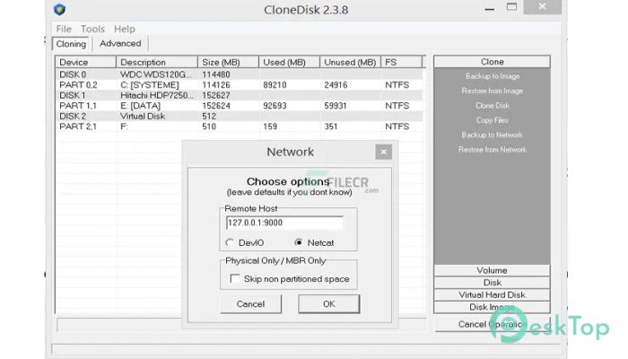 CloneDisk  2.3.8 Tam Sürüm Aktif Edilmiş Ücretsiz İndir