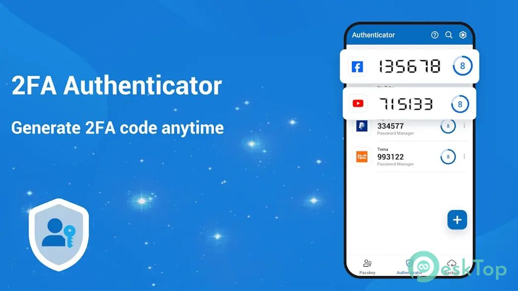 Authenticator: Passkey & 2FA 1.0.12 APK MOD 完整免费下载