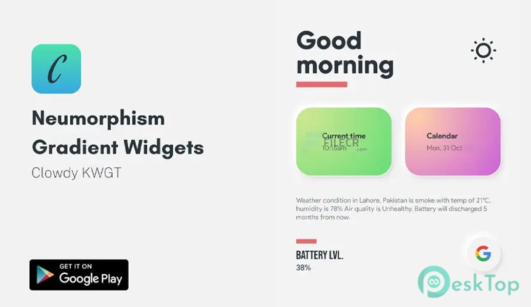 Clowdy KWGT 1.0.5 APK MOD Unlocked (Full) Free Download