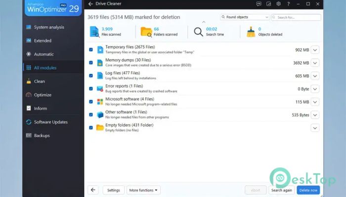 下载 Ashampoo WinOptimizer Pro 29.0.2 免费完整激活版