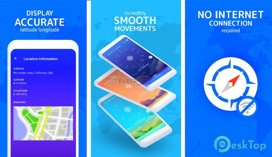 Télécharger Compass Pro: GPS Coordinates – GPS Navigation v1.0.0 APK MOD Gratuitement et Complet