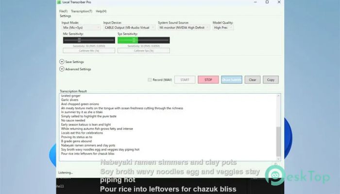 Download Local Transcriber Pro 1.2.3.0 Free Full Activated