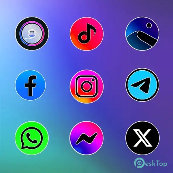 MIUl Circle Fluo - Icon Pack 5.6 APK MOD Tam Ücretsiz İndir