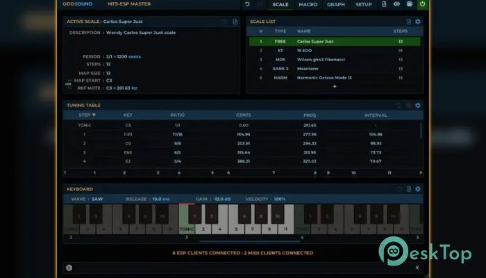 ODDSound MTS-ESP Suite 1.14 Tam Sürüm Aktif Edilmiş Ücretsiz İndir