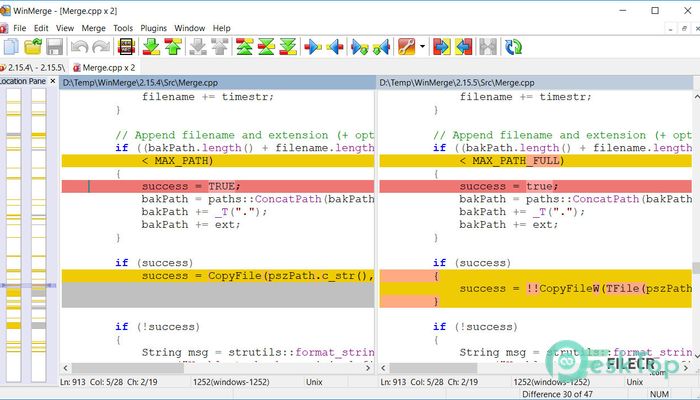 WinMerge 2.16.36 Tam Sürüm Aktif Edilmiş Ücretsiz İndir