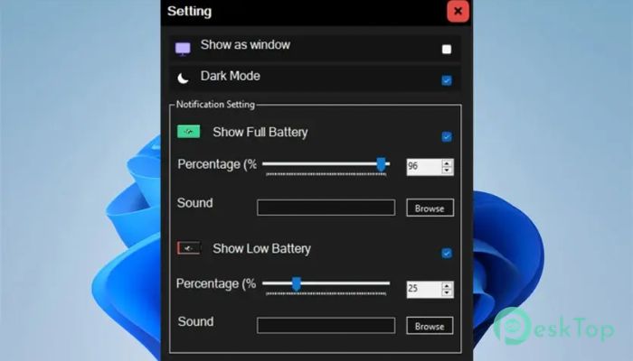 Download Battery Notifier  4.2.1 Free Full Activated