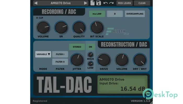 Download Togu Audio Line TAL-DAC  2.0.3 Free Full Activated
