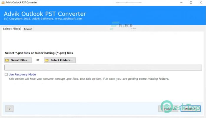 Download Advik Outlook PST Converter 7.4 Free Full Activated