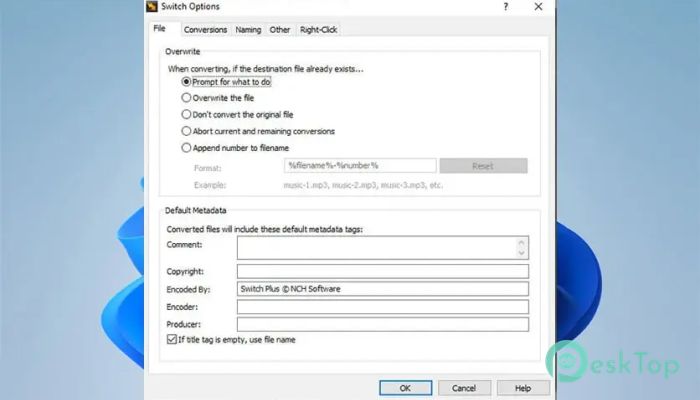 Скачать NCH Switch Free 1.0 полная версия активирована бесплатно