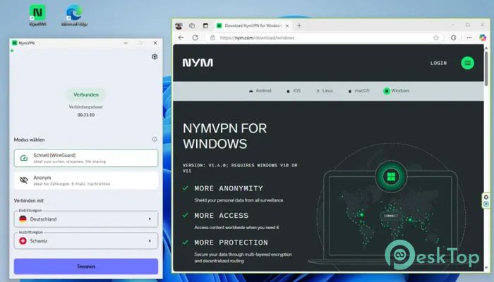 Descargar NymVPN 1.27.0 Completo Activado Gratis