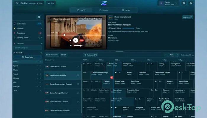تحميل برنامج IPTV Player Zero  1.7.65 برابط مباشر