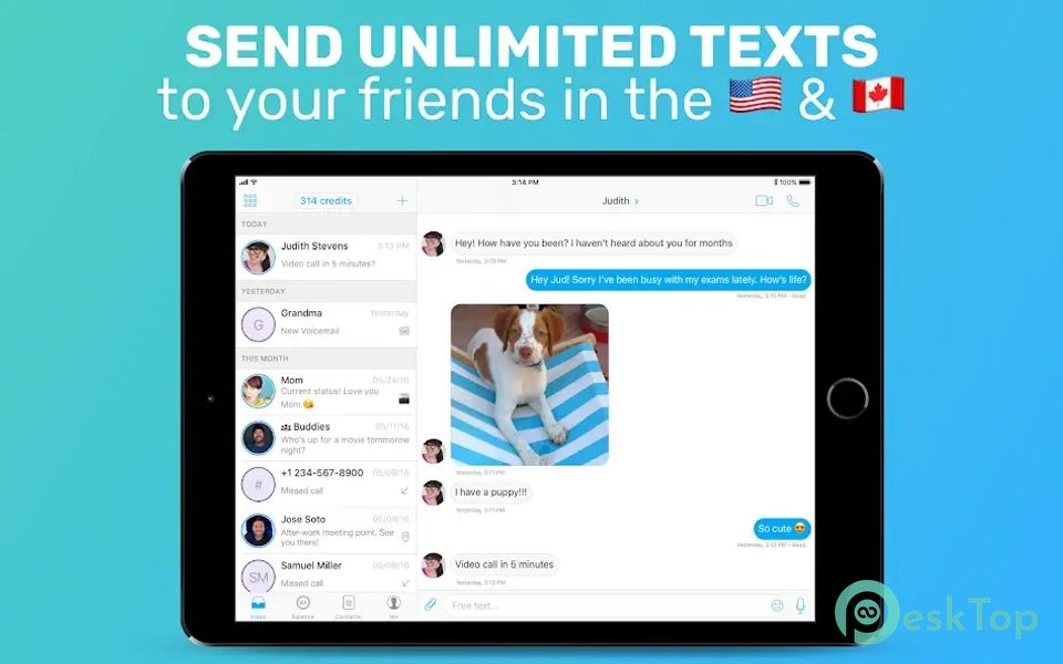 FreeTone Calls & Texting 3.42.0 APK MOD Unlocked (Full) Free Download