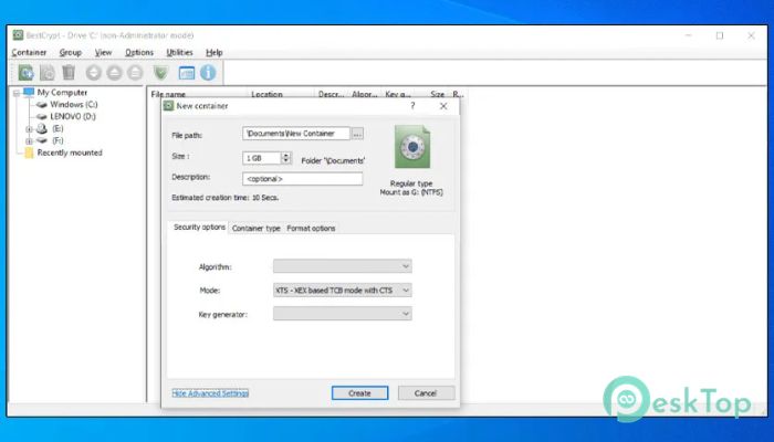 Download Jetico BestCrypt Container Encryption 9.08.1 Free Full Activated