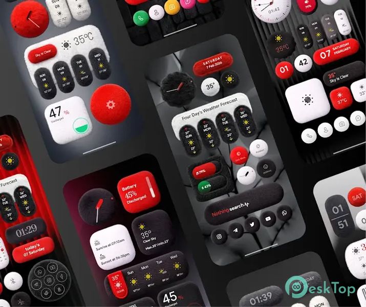 Fluffy Thing KWGT 1.0.8 APK MOD フル無料ダウンロード