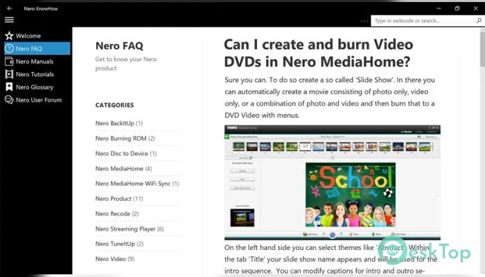 Download Nero KnowHow 1.0 Free Full Activated