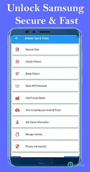 Unlock Samsung Secure & Fast 1.0.2 APK MOD Descarga gratuita completa