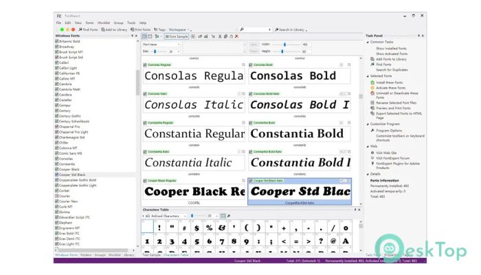 Скачать Proxima FontExpert 2025 v20.0.1 полная версия активирована бесплатно