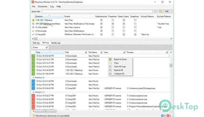  تحميل برنامج Directory Monitor Pro 2.15.0.7 برابط مباشر
