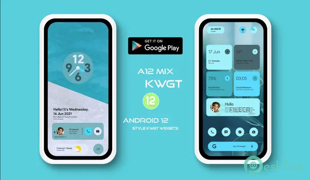 A12 Mix KWGT v2021.Sep.23.09 APK MOD Unlocked (Full) Free Download