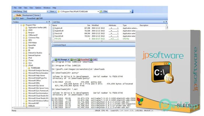  تحميل برنامج JP Software Take Command 30.00.18 برابط مباشر