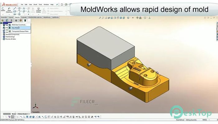  تحميل برنامج R&B MoldWorks  2021 SP1 for SolidWorks برابط مباشر