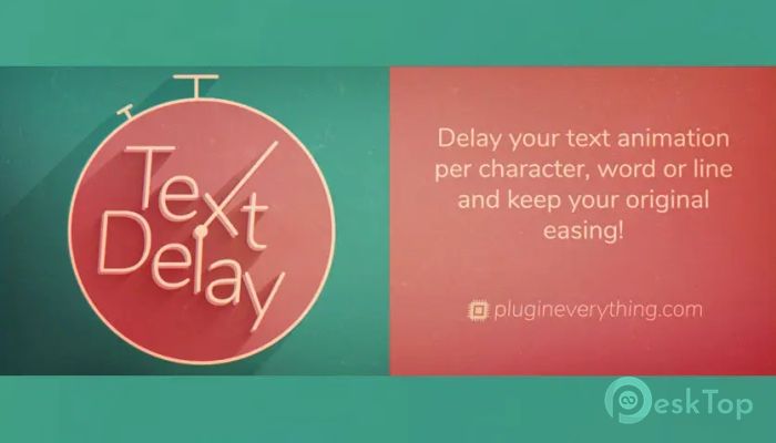 Descargar Aescripts - TextDelay 1.7.5 Completo Activado Gratis