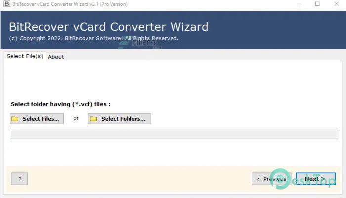  تحميل برنامج BitRecover vCard Converter Wizard  2.1 برابط مباشر