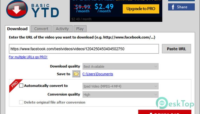  تحميل برنامج YTD Video Downloader Pro 7.16.2 برابط مباشر