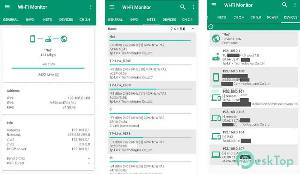 Wi-Fi Monitor 1.8.0 APK MOD フル無料ダウンロード