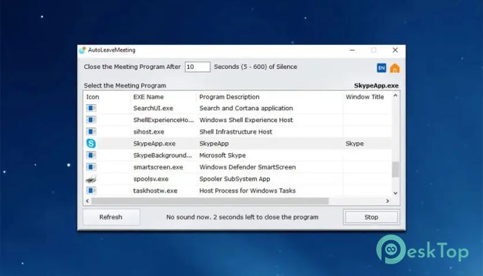 AutoClose AutoLeaveMeeting 1.0 完全アクティベート版を無料でダウンロード