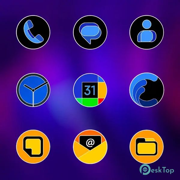 Télécharger Pixly Fluo - Icon Pack 7.0 APK MOD Gratuitement et Complet