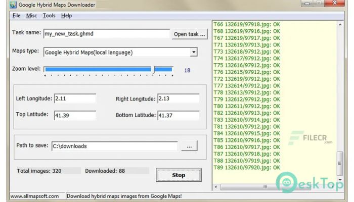  تحميل برنامج AllMapSoft Google Hybrid Maps Downloader  8.421 برابط مباشر