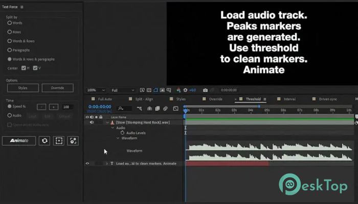 Download AEscripts Text Force 1.9.9 Free Full Activated