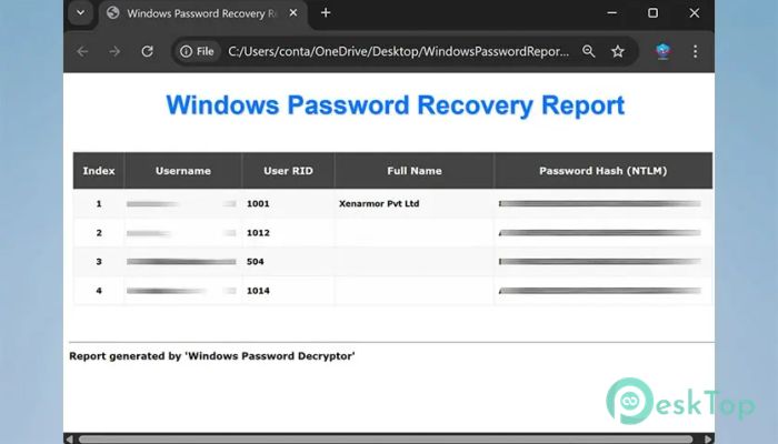 Download Windows Password Decryptor  1.0 Free Full Activated