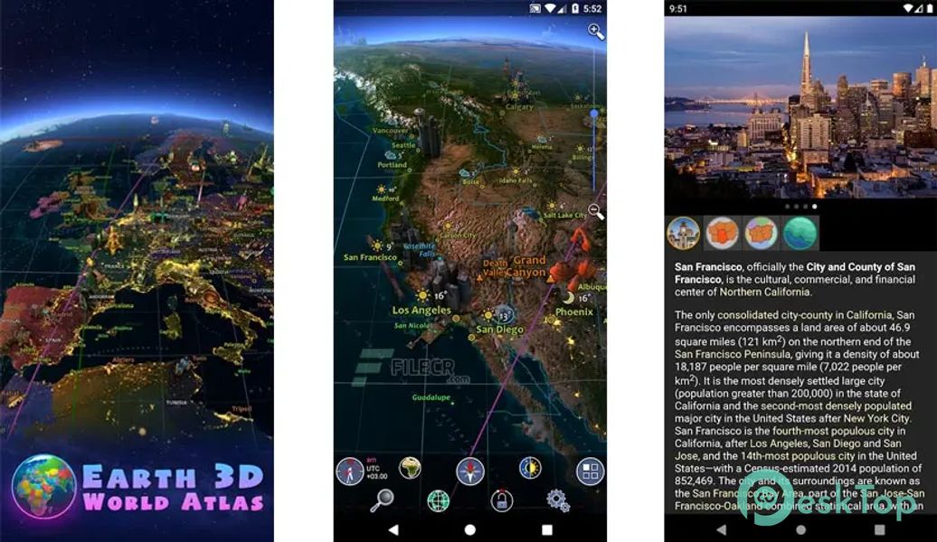 Earth 3D - World Atlas 8.1.1 build 65 APK MOD تحميل مجاني كامل