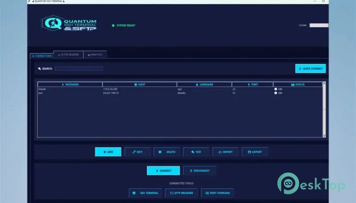 Tekadministrators Quantum SSH Terminal And SFTP