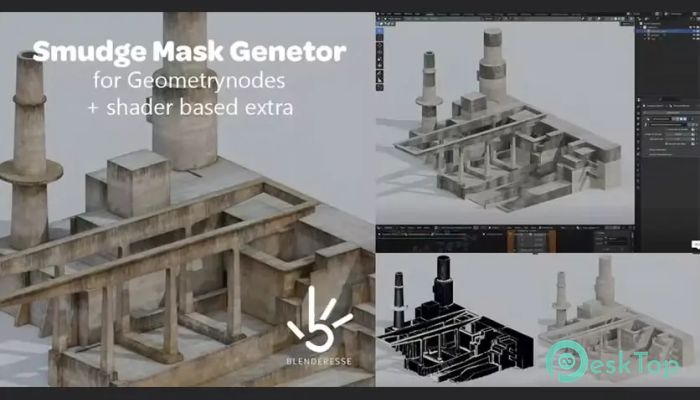 Smudge Mask Generator for Geometrynodes - Blender