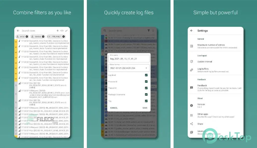 Logcat Reader Professional 1.1.0 APK MOD Tam Ücretsiz İndir
