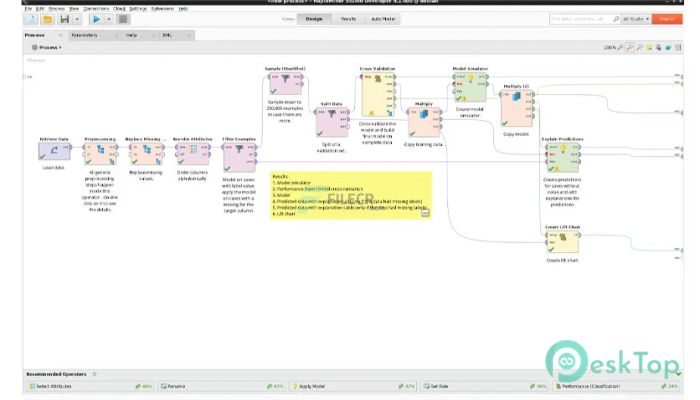 RapidMiner Studio Developer 9.10.8 Tam Sürüm Aktif Edilmiş Ücretsiz İndir